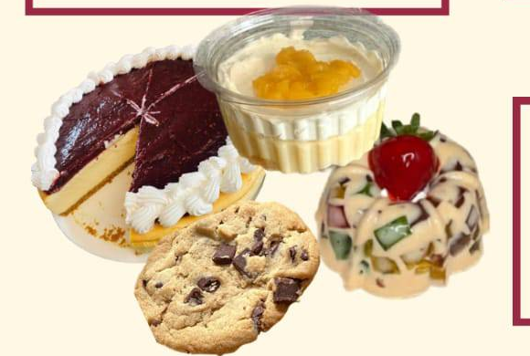 Selección de postres de Kuronji